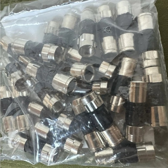 NEW THE CIMPLE CO COAXIAL CABLE COMPRESSION FITTING CONNECTORS ( QTY-25) - Picture 1 of 2